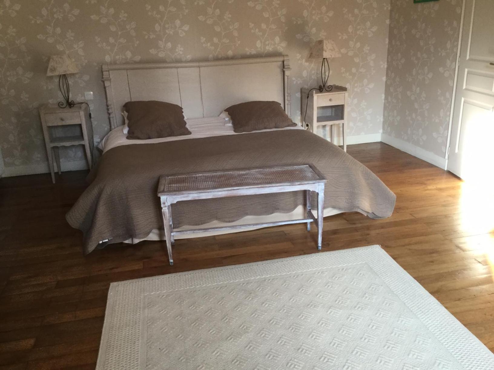 לאנז'ה Chateau Des Essards Avec Piscine Et Jacuzzi חדר תמונה